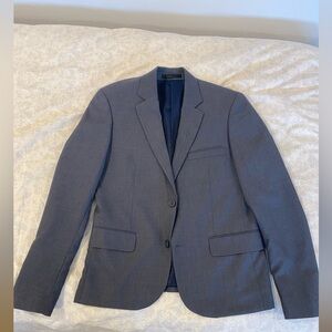 Renuar Men's Slate Blue Two-Button Sport Coat